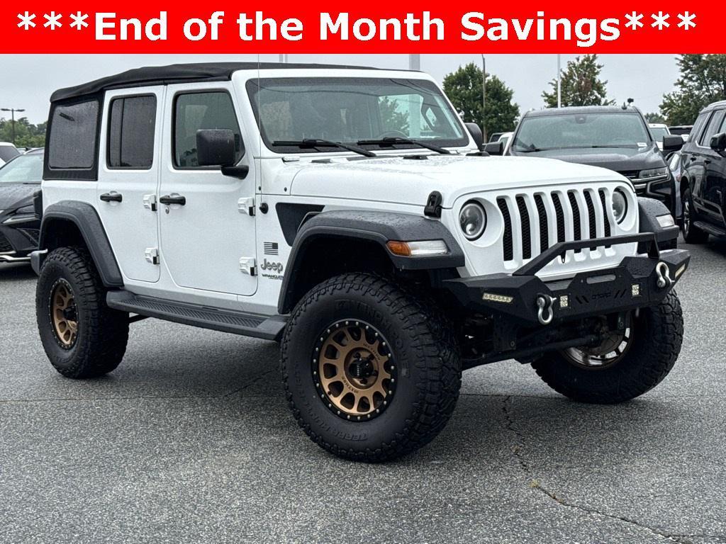 used 2020 Jeep Wrangler Unlimited car, priced at $25,000