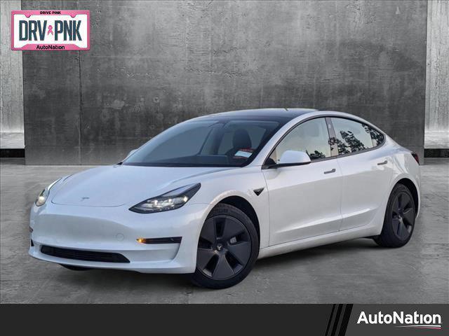 used 2023 Tesla Model 3 car, priced at $27,877