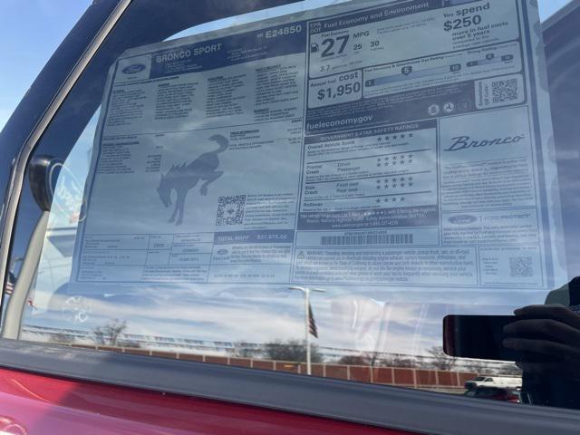 new 2025 Ford Bronco Sport car, priced at $36,326
