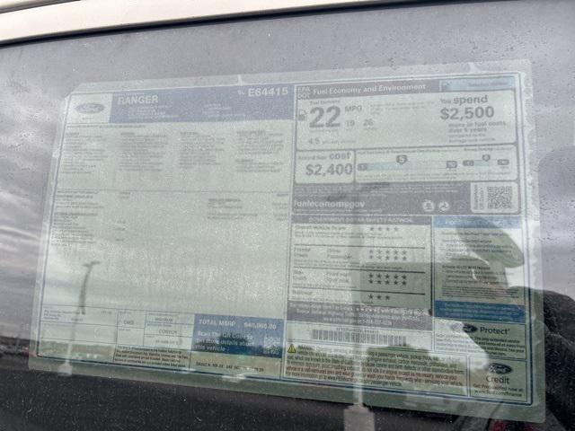 new 2025 Ford Ranger car, priced at $43,404