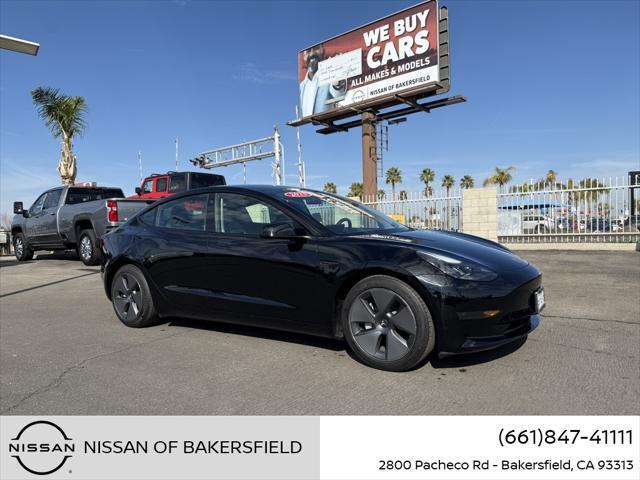 used 2023 Tesla Model 3 car, priced at $29,995