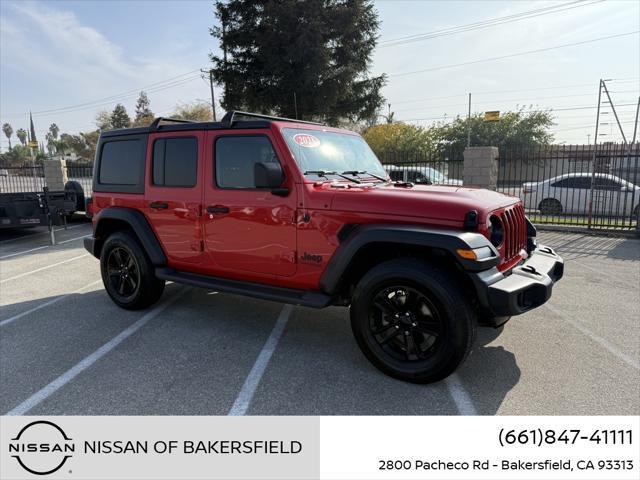 used 2021 Jeep Wrangler Unlimited car, priced at $31,495