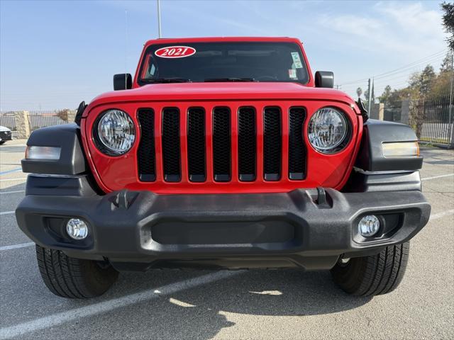 used 2021 Jeep Wrangler Unlimited car, priced at $31,495