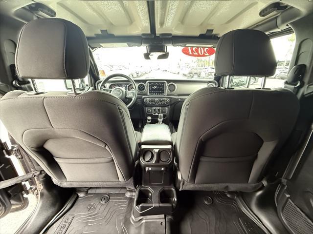 used 2021 Jeep Wrangler car, priced at $36,789