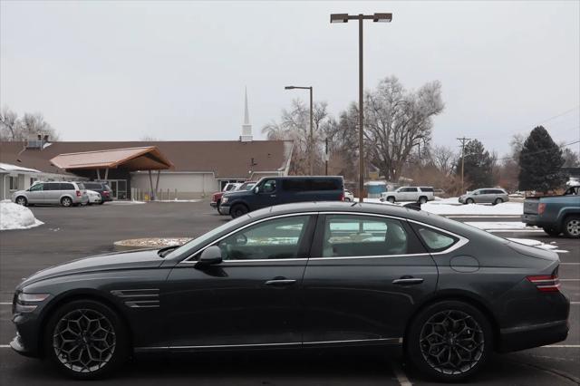 used 2021 Genesis G80 car, priced at $32,999