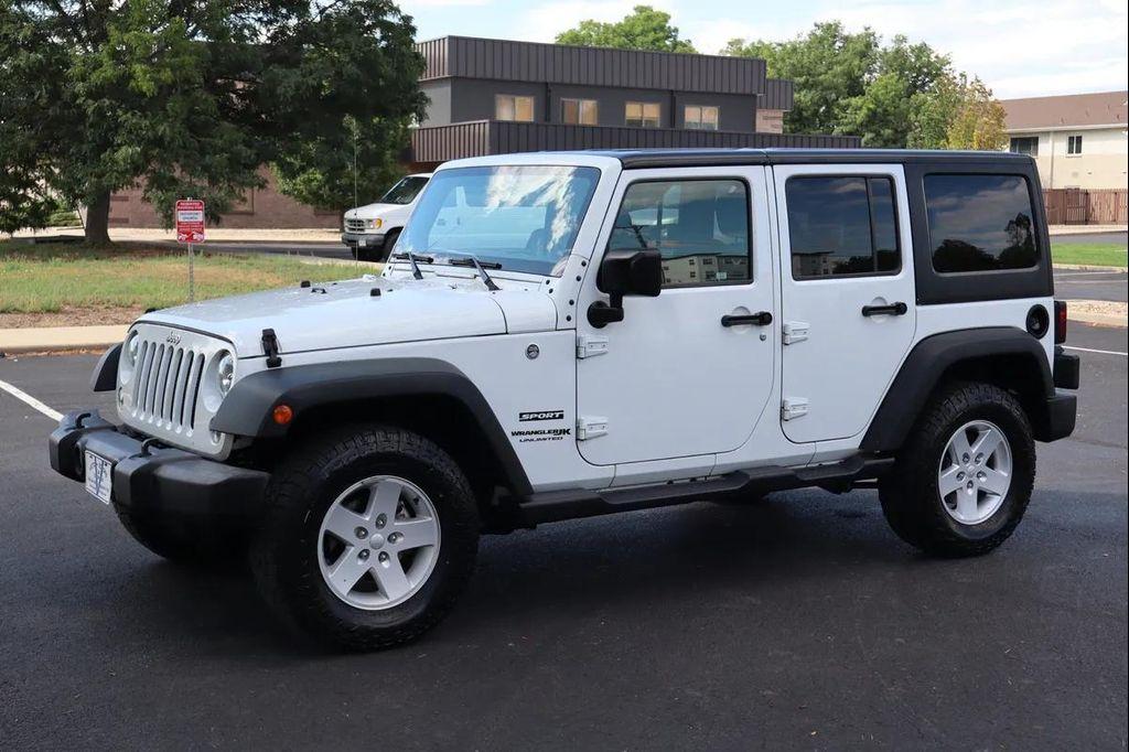 used 2018 Jeep Wrangler JK Unlimited car, priced at $14,999