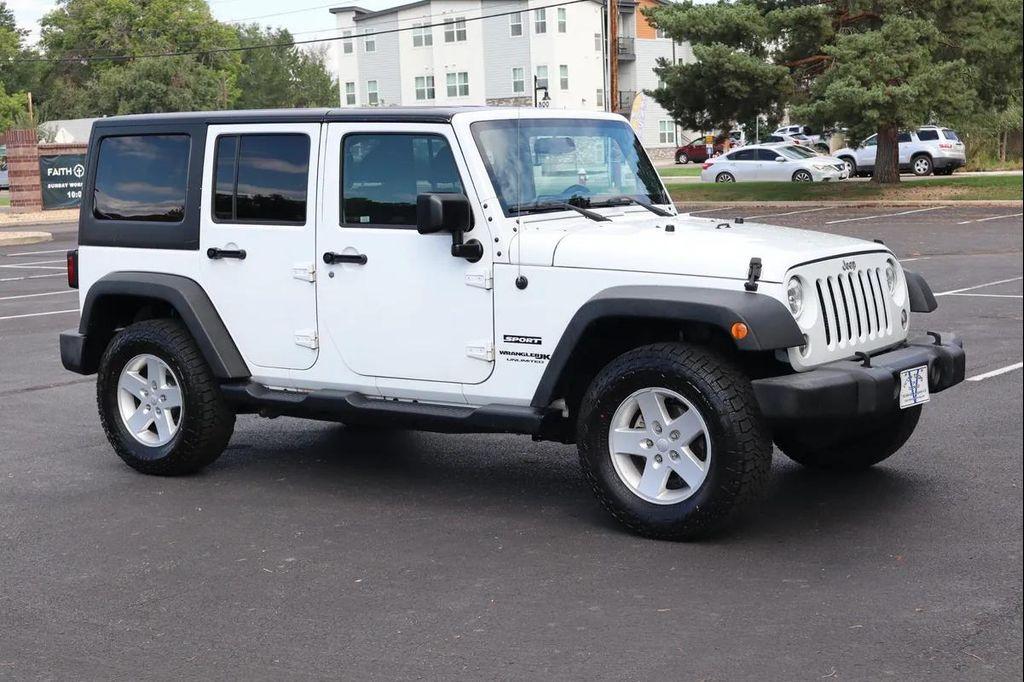 used 2018 Jeep Wrangler JK Unlimited car, priced at $14,999