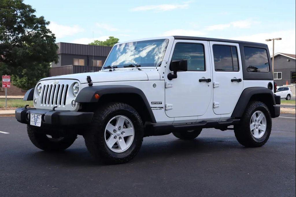 used 2018 Jeep Wrangler JK Unlimited car, priced at $14,999