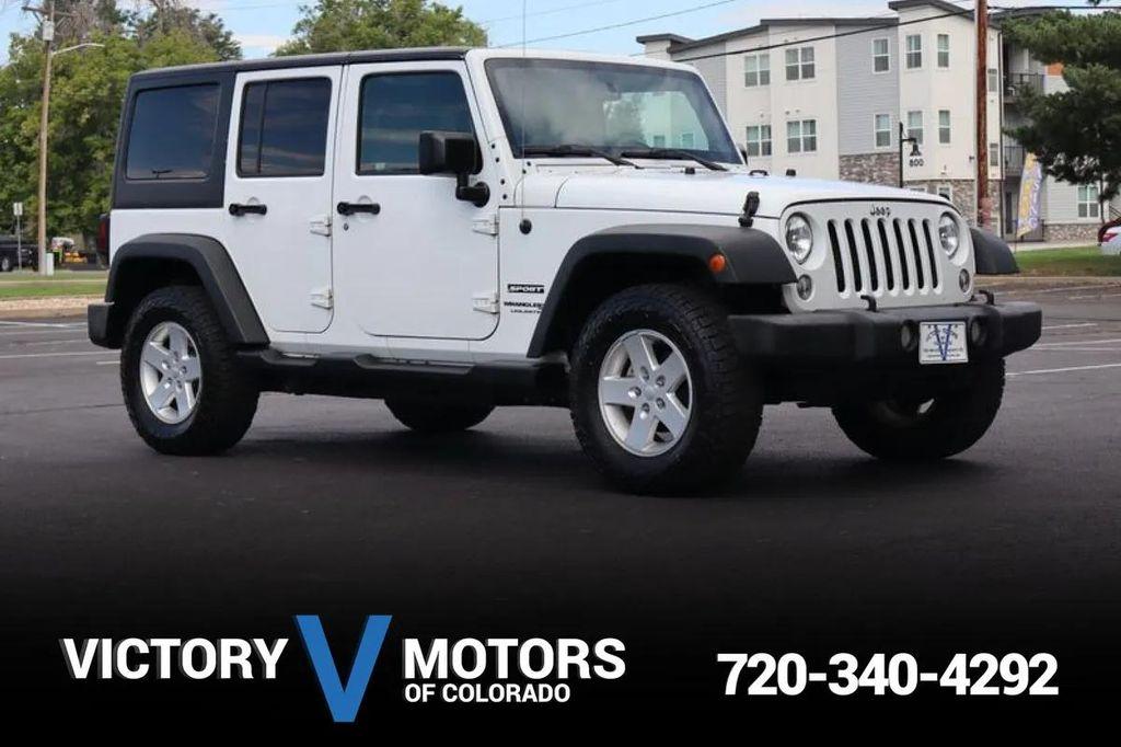 used 2018 Jeep Wrangler JK Unlimited car, priced at $14,999