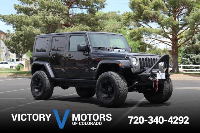 used 2015 Jeep Wrangler Unlimited car, priced at $21,999