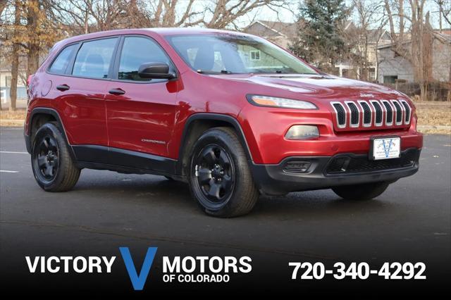 used 2015 Jeep Cherokee car, priced at $7,999