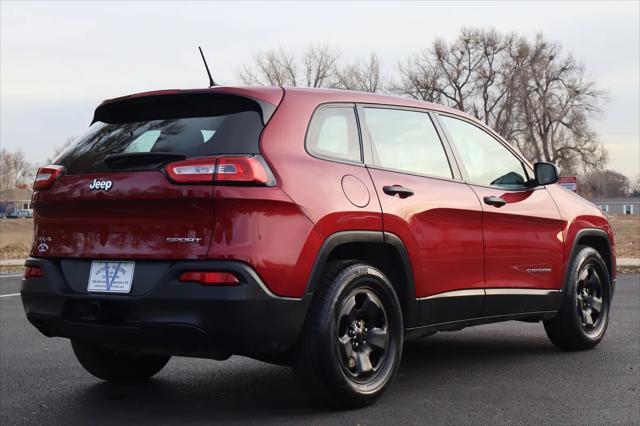 used 2015 Jeep Cherokee car, priced at $7,999