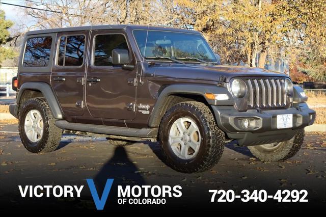 used 2019 Jeep Wrangler Unlimited car, priced at $23,999