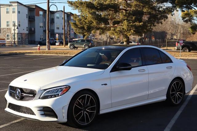 used 2019 Mercedes-Benz AMG C 43 car, priced at $33,999