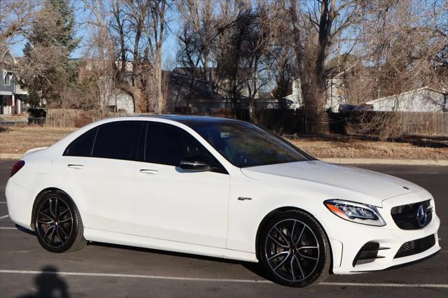 used 2019 Mercedes-Benz AMG C 43 car, priced at $33,999