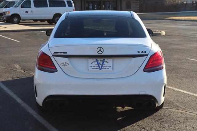 used 2019 Mercedes-Benz AMG C 43 car, priced at $33,999