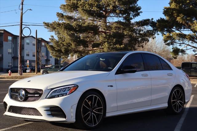 used 2019 Mercedes-Benz AMG C 43 car, priced at $33,999