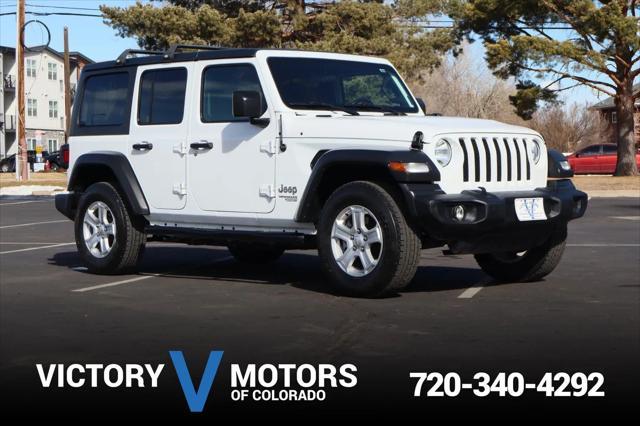 used 2019 Jeep Wrangler Unlimited car, priced at $23,999