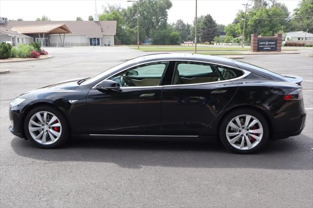 used 2014 Tesla Model S car, priced at $14,999