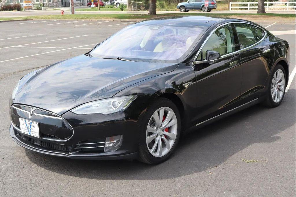used 2014 Tesla Model S car, priced at $13,999