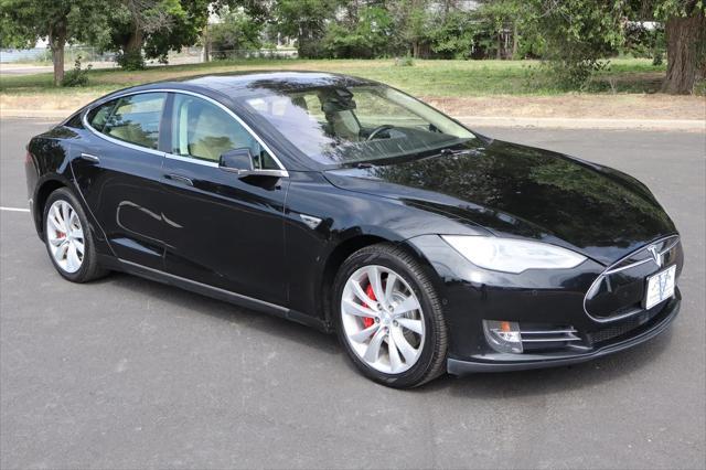 used 2014 Tesla Model S car, priced at $14,999