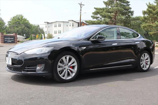 used 2014 Tesla Model S car, priced at $14,999