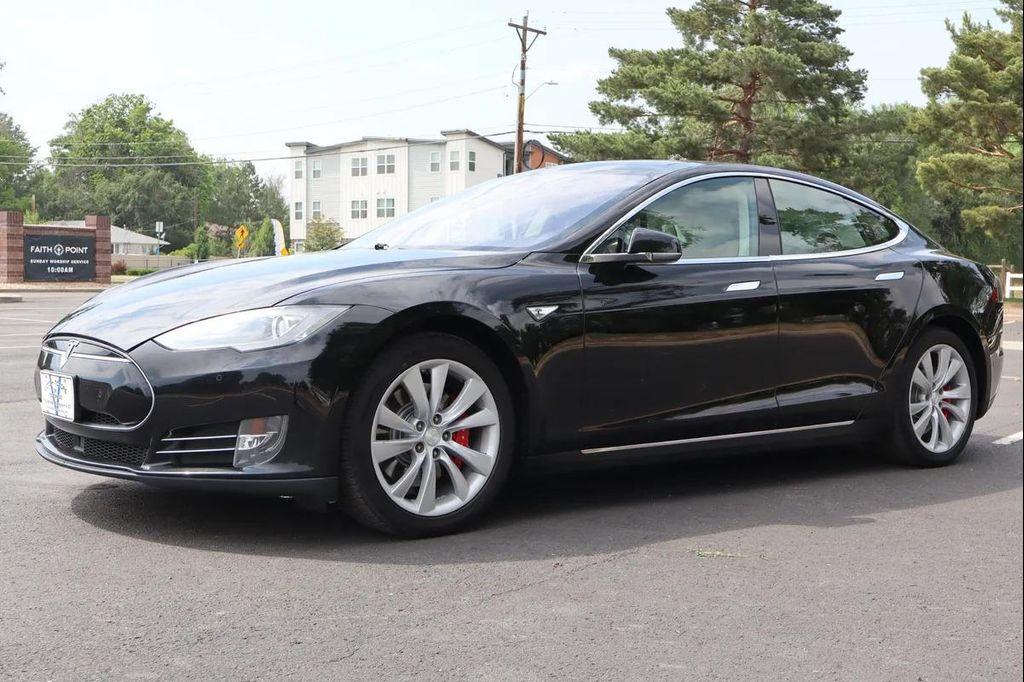 used 2014 Tesla Model S car, priced at $13,999
