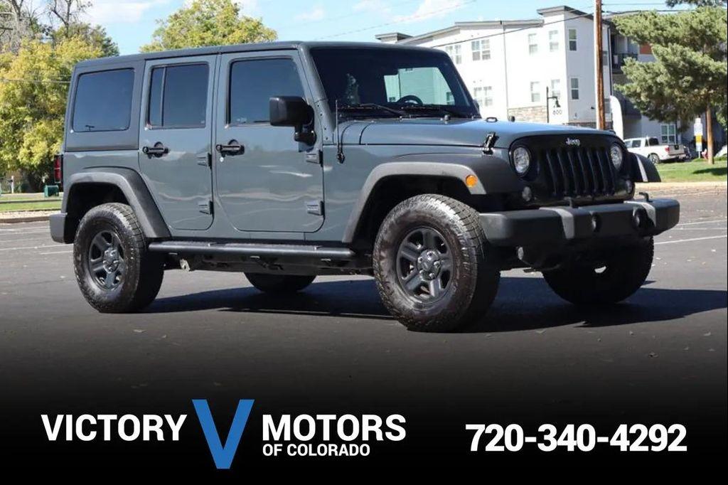 used 2017 Jeep Wrangler Unlimited car, priced at $18,999