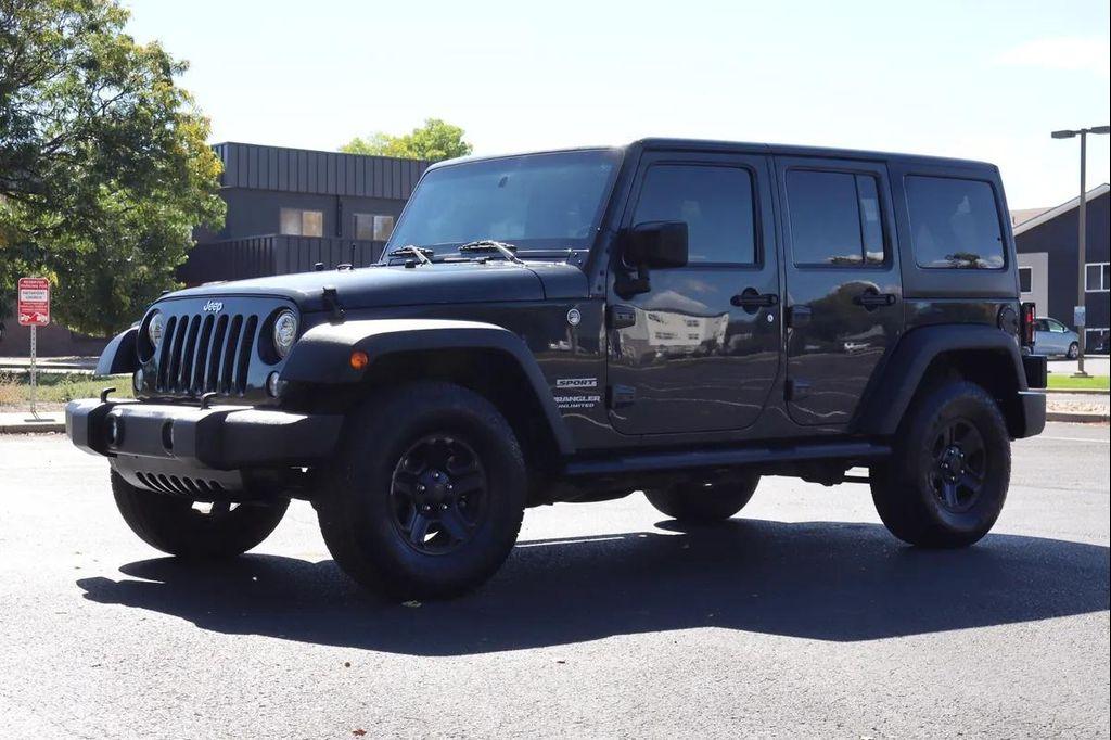 used 2017 Jeep Wrangler Unlimited car, priced at $18,999