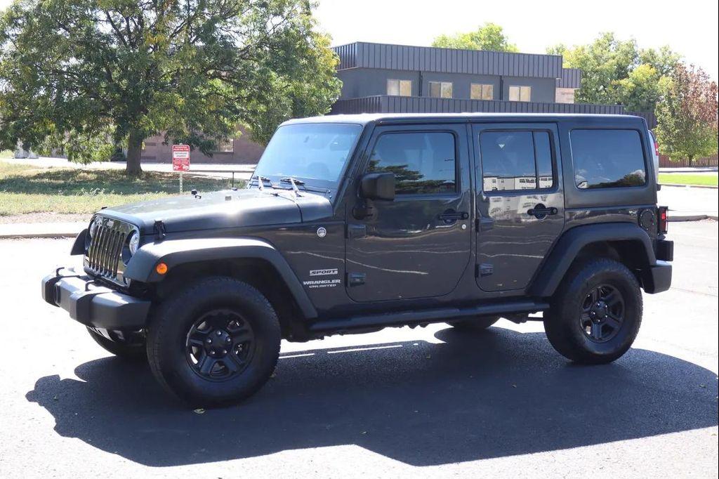 used 2017 Jeep Wrangler Unlimited car, priced at $18,999