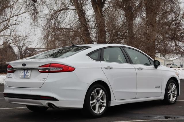 used 2018 Ford Fusion Hybrid car, priced at $9,999