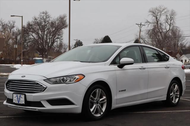 used 2018 Ford Fusion Hybrid car, priced at $9,999