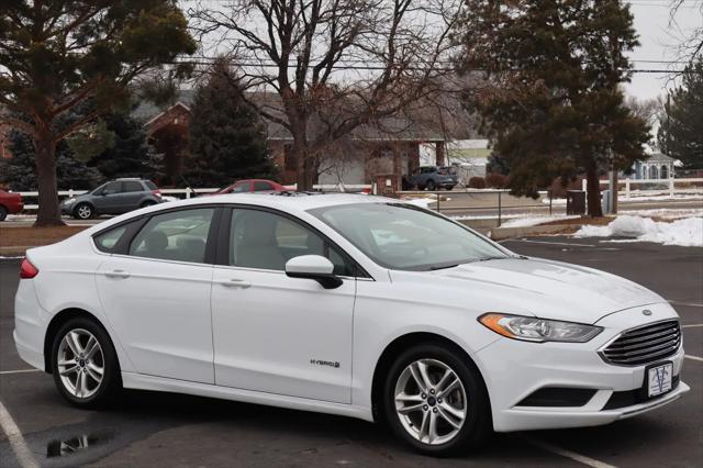 used 2018 Ford Fusion Hybrid car, priced at $9,999