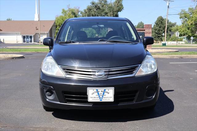 used 2010 Nissan Versa car, priced at $4,999