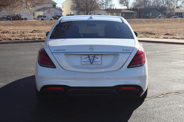 used 2018 Mercedes-Benz AMG S 63 car, priced at $59,999