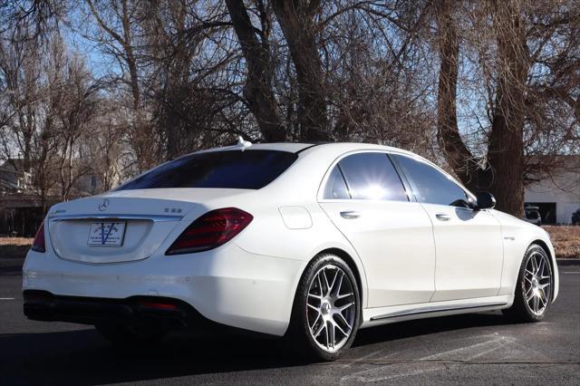 used 2018 Mercedes-Benz AMG S 63 car, priced at $59,999