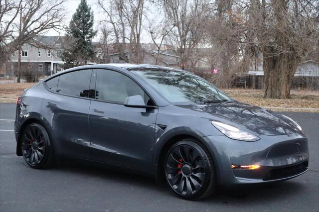 used 2023 Tesla Model Y car, priced at $34,999