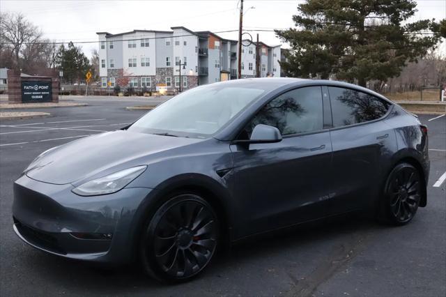 used 2023 Tesla Model Y car, priced at $34,999