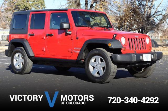 used 2012 Jeep Wrangler Unlimited car, priced at $12,999