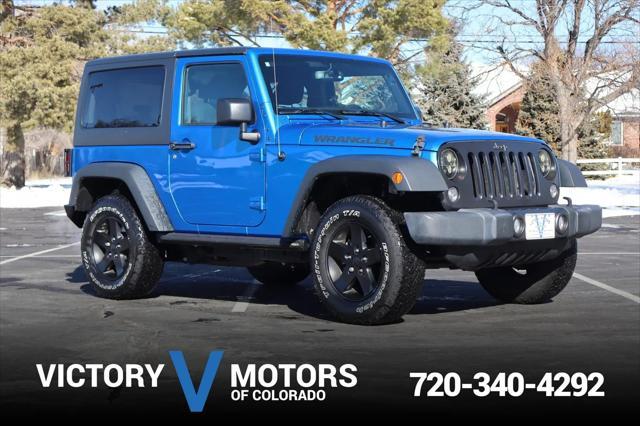 used 2016 Jeep Wrangler car, priced at $19,999