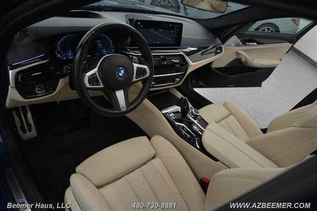 used 2022 BMW 530e car, priced at $37,998