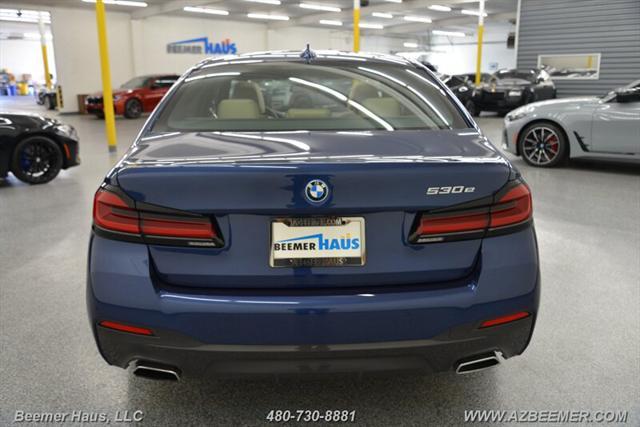 used 2022 BMW 530e car, priced at $37,998