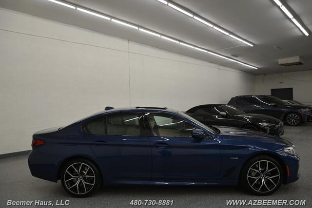 used 2022 BMW 530e car, priced at $37,998
