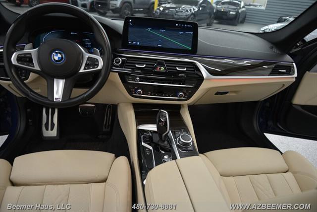 used 2022 BMW 530e car, priced at $37,998