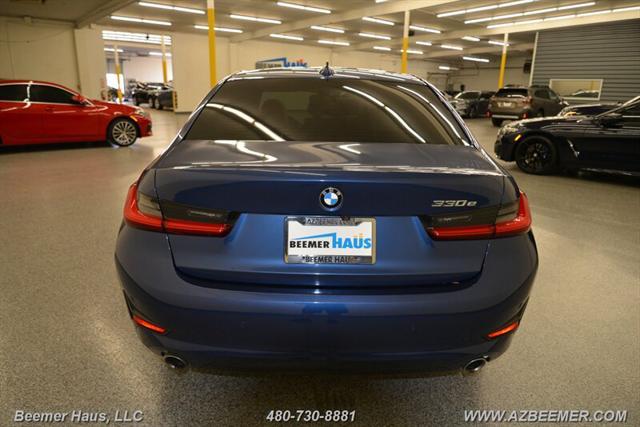 used 2021 BMW 330e car, priced at $27,998