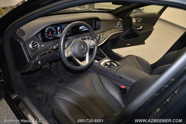 used 2020 Mercedes-Benz S-Class car, priced at $40,998