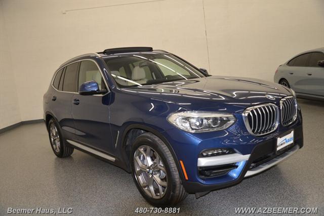 used 2021 BMW X3 car, priced at $27,998