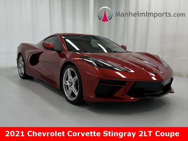 used 2021 Chevrolet Corvette car, priced at $63,999
