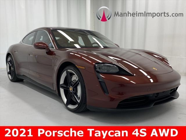 used 2021 Porsche Taycan car, priced at $62,914