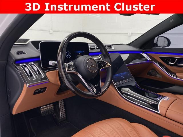 used 2022 Mercedes-Benz S-Class car, priced at $73,999